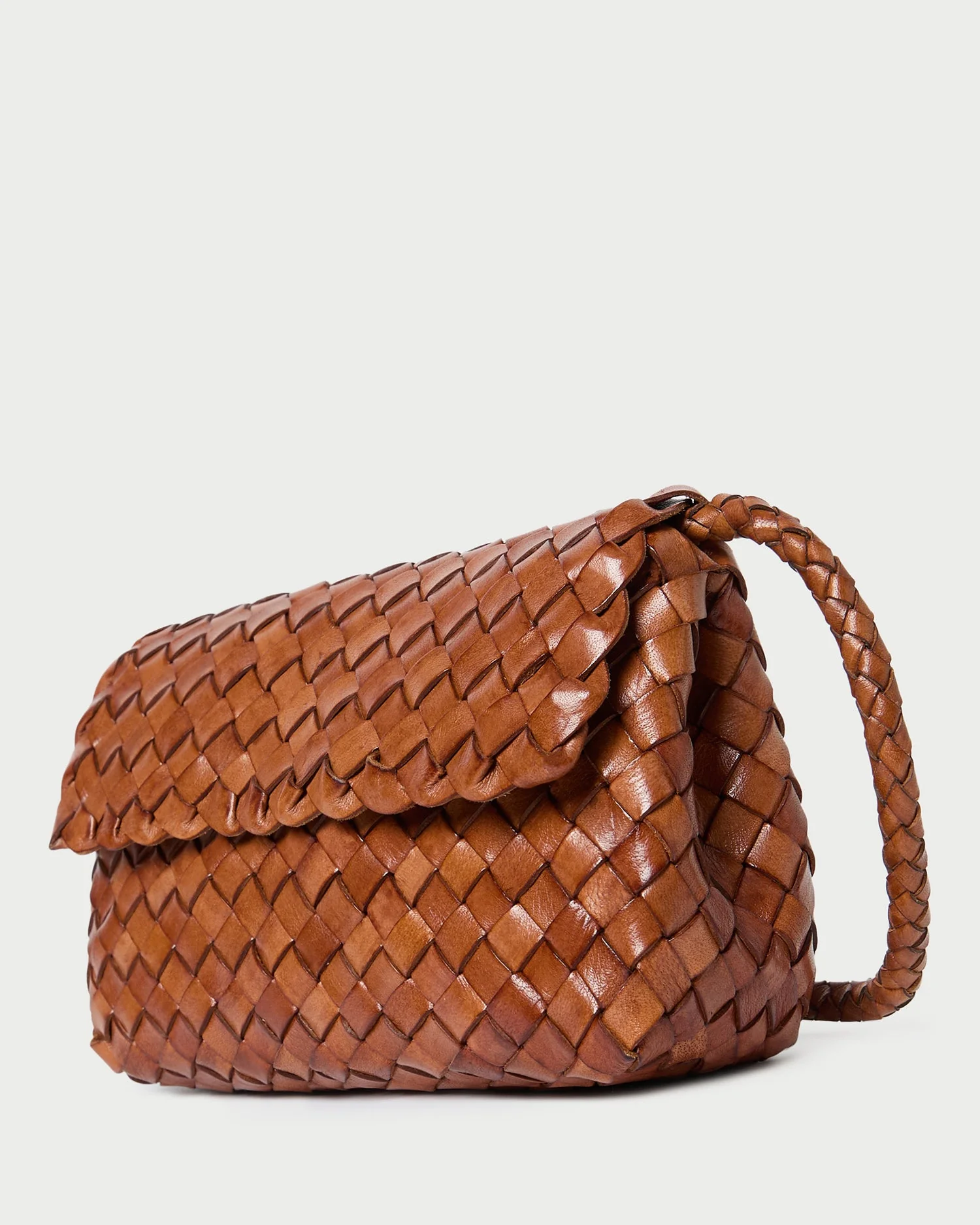 Loeffler Randall - Vinnie Timber Woven Leather Crossbody - Image 2