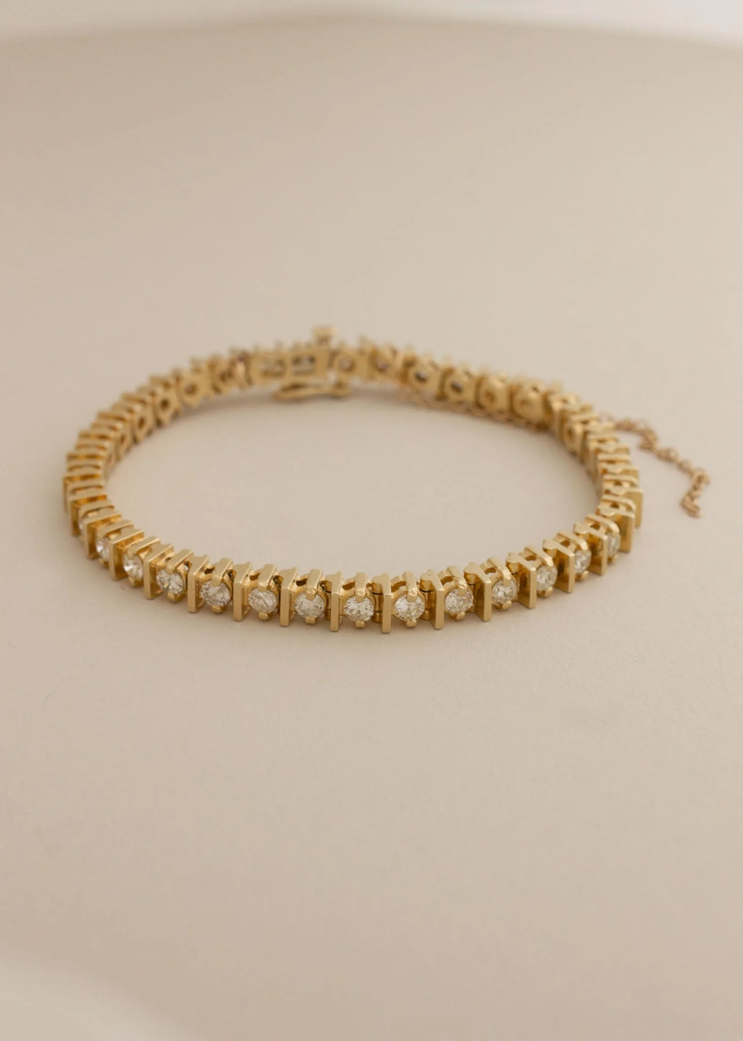 Kinn - Vintage Bar Tennis Bracelet 4.5ctw