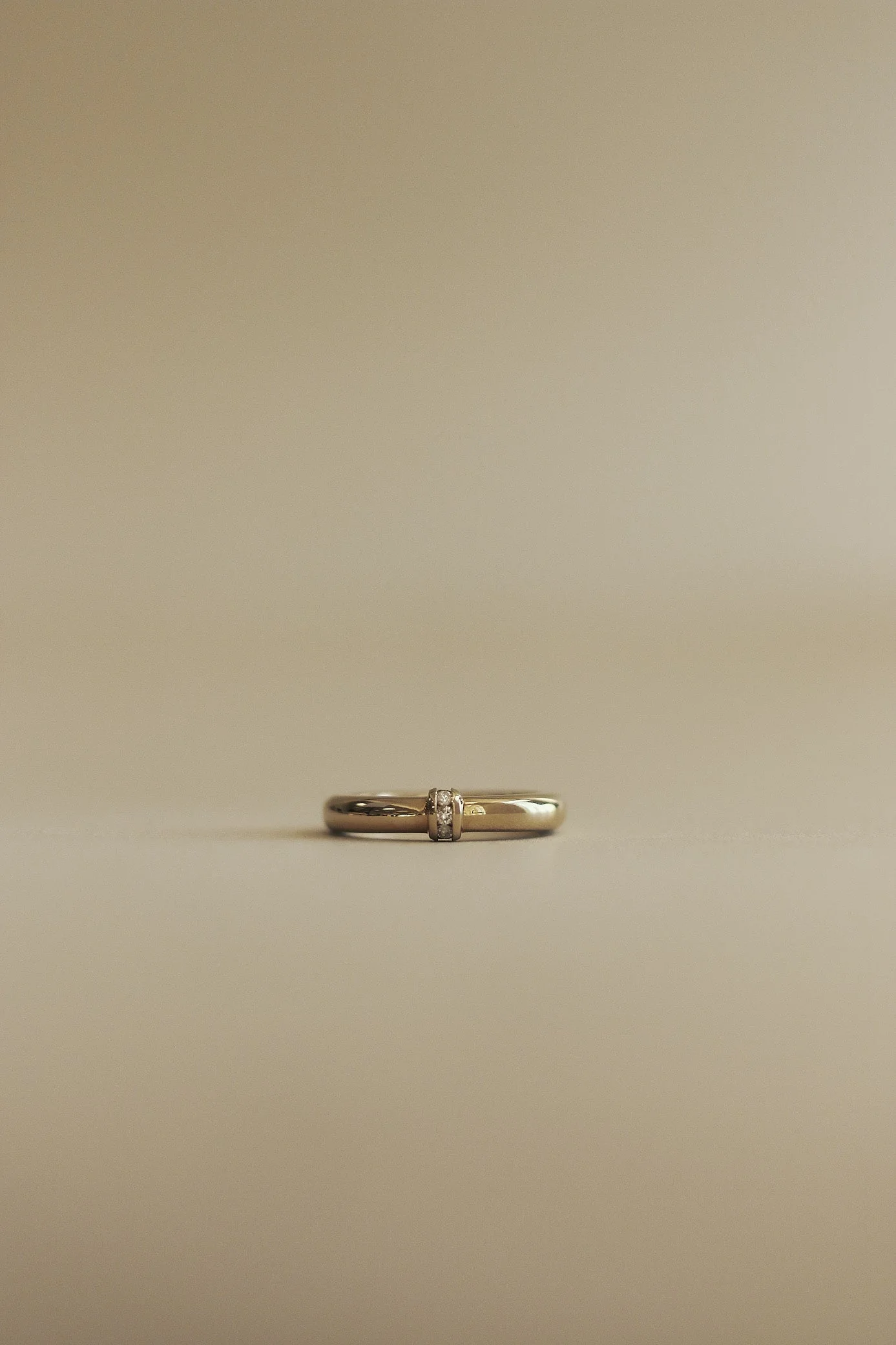 Kinn - Vintage Pavé Tube Ring - Image 3