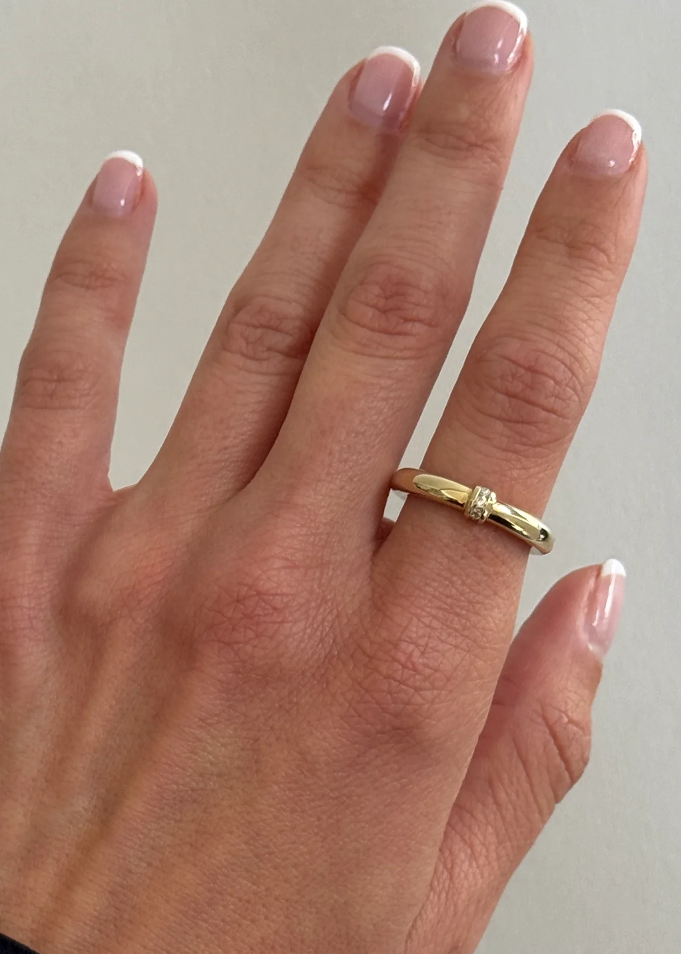 Kinn - Vintage Pavé Tube Ring - Image 7