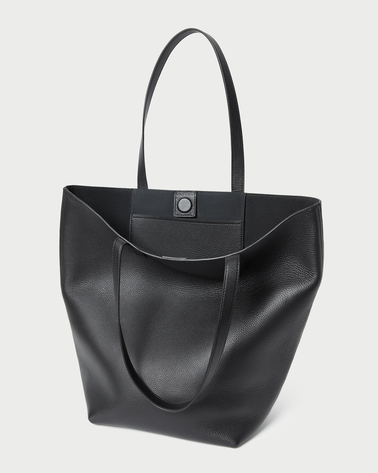 Loeffler Randall - Walker Black Pebbled Leather Tote - Image 4