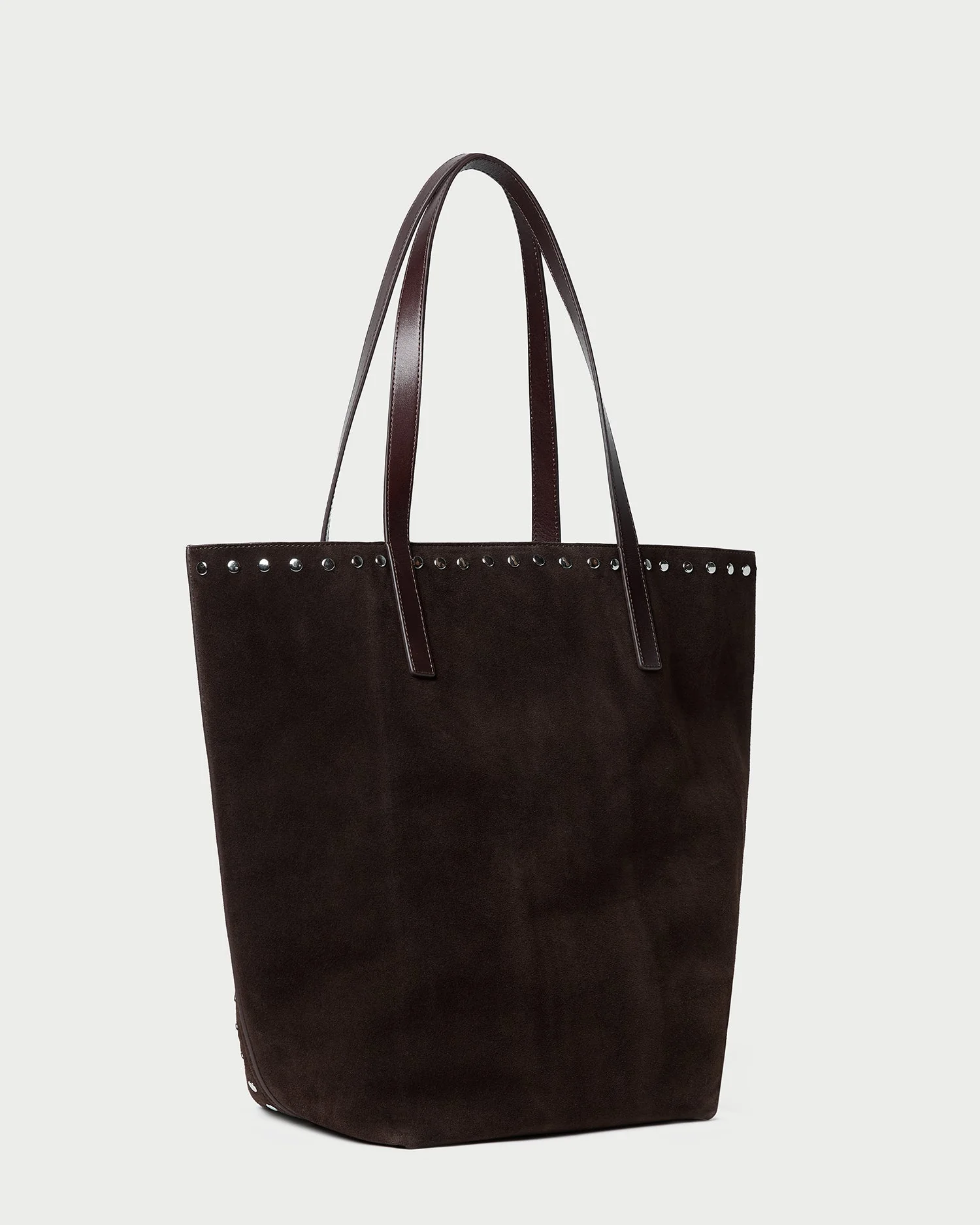 Loeffler Randall - Walker Brown/Silver Suede Tote - Image 2