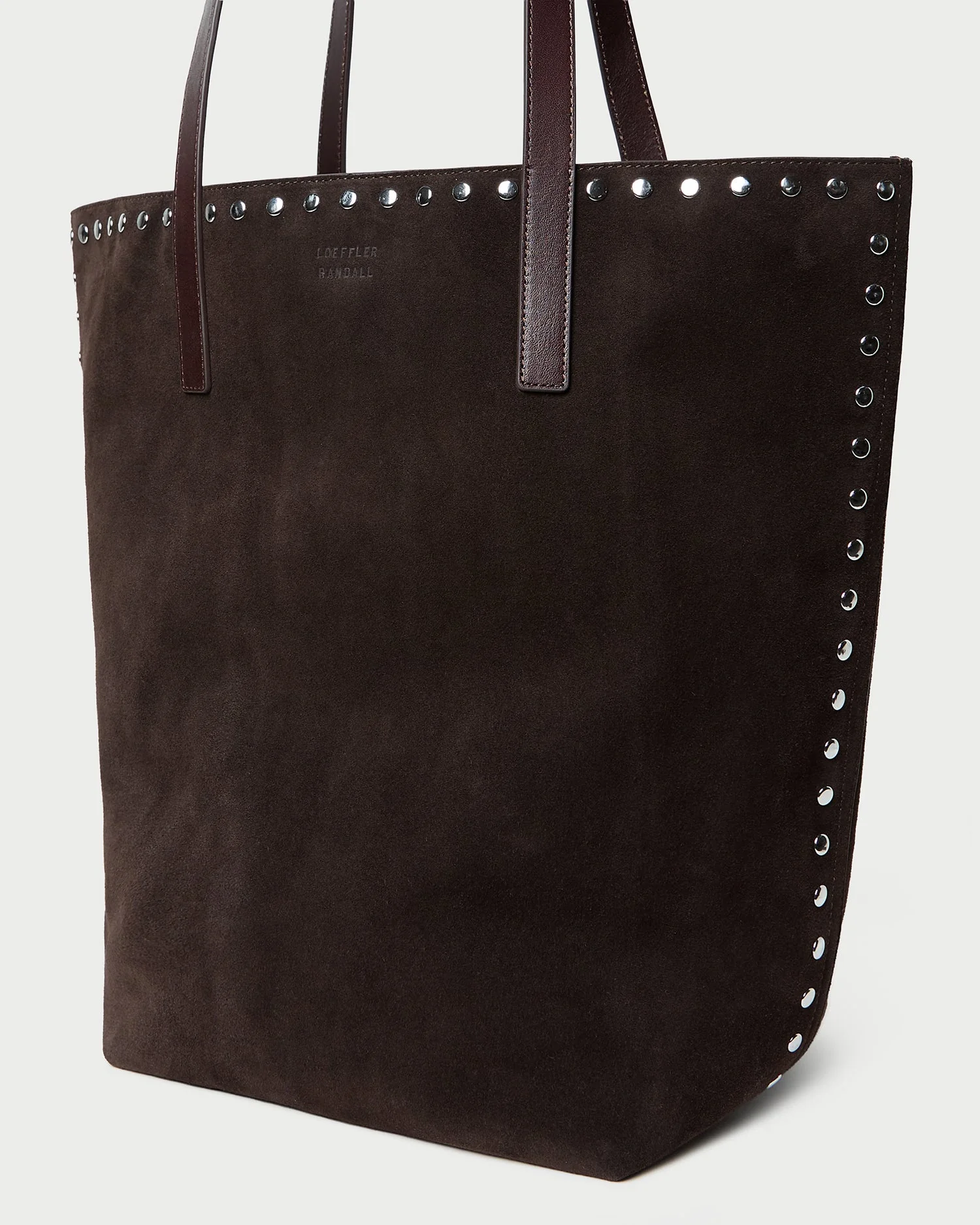 Loeffler Randall - Walker Brown/Silver Suede Tote - Image 3