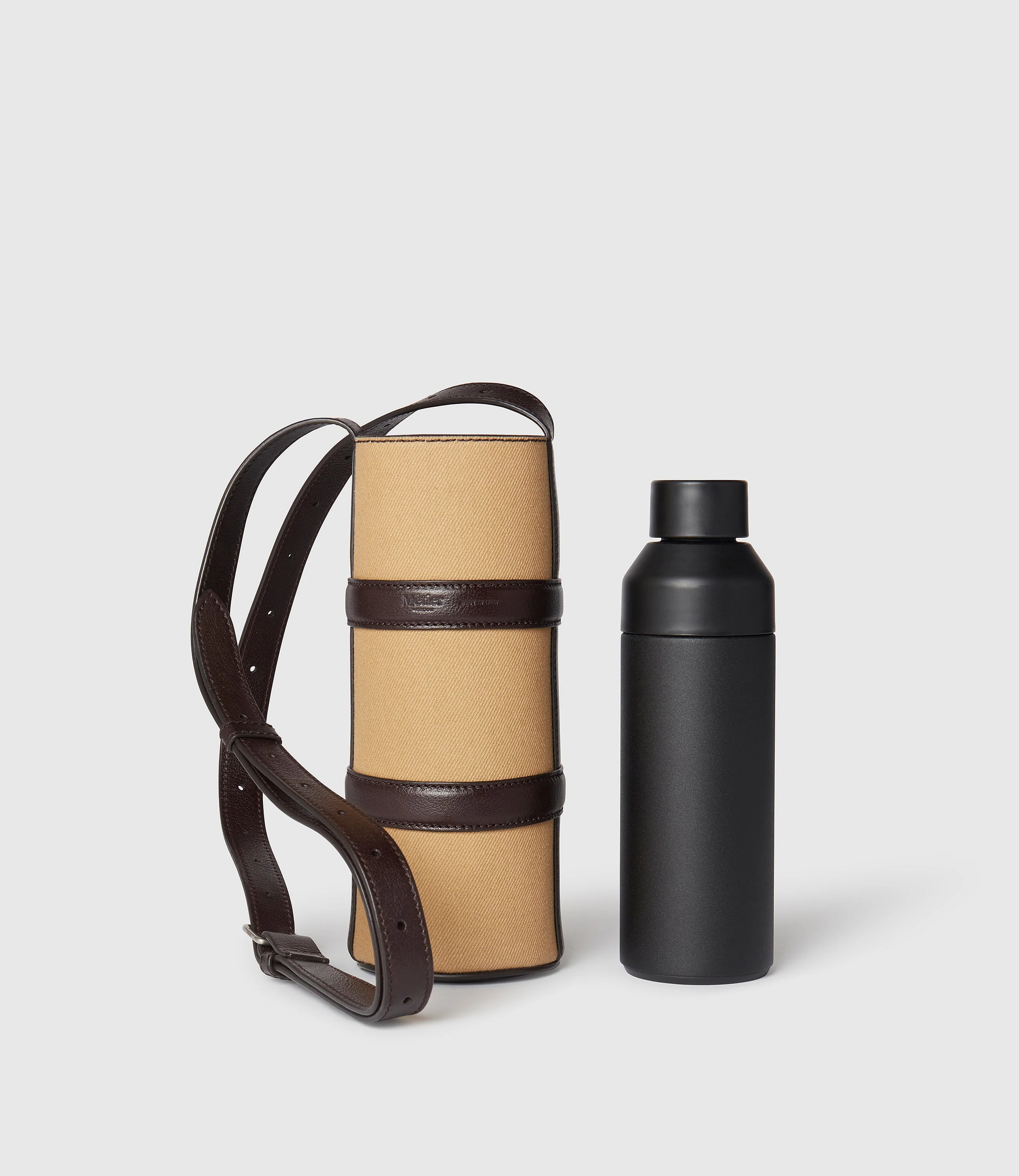 Metier - Water Bottle Holder Twill Sahara with Cioccolato - Image 2