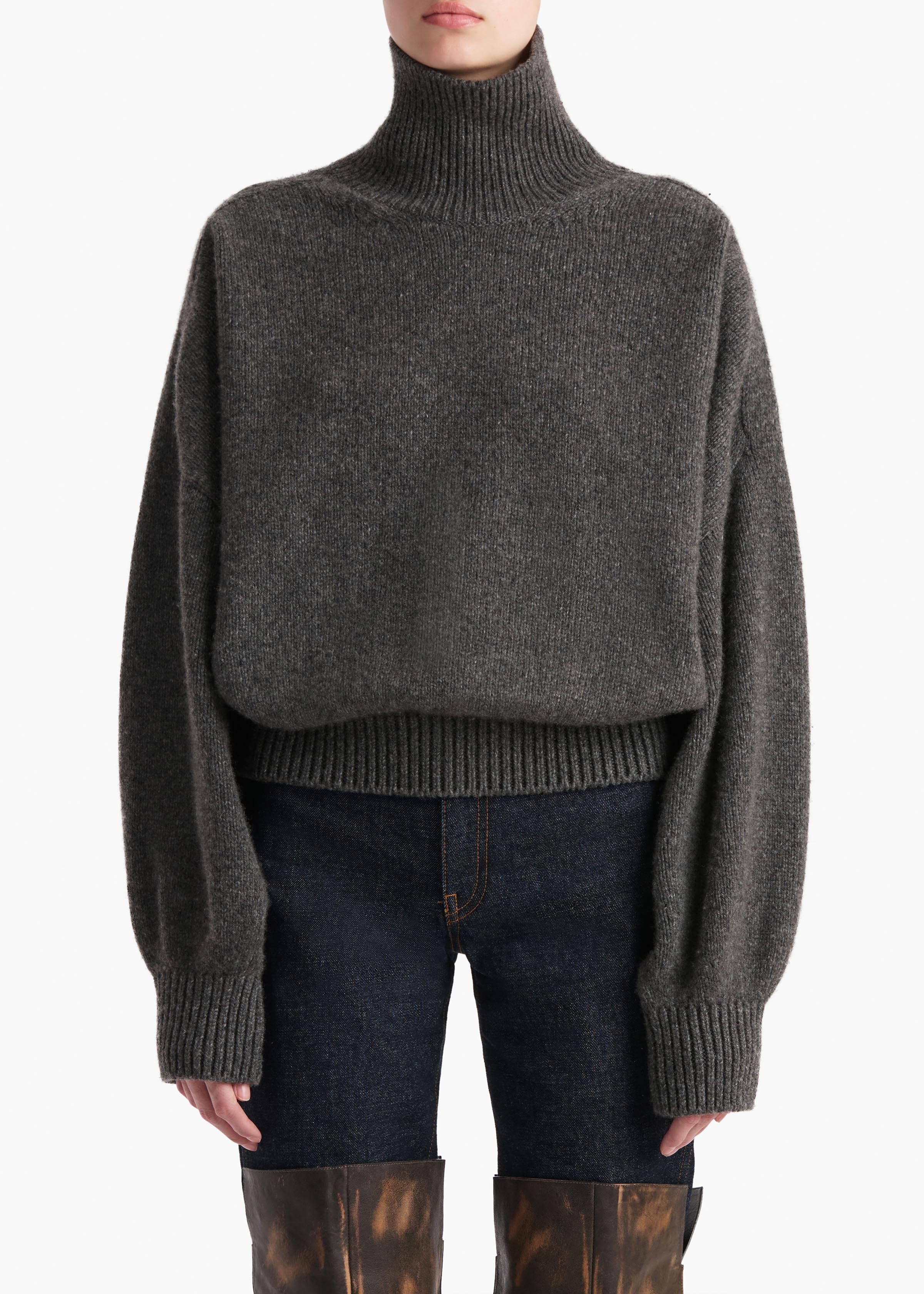 Khaite - Willem Sweater in Stone - Image 3