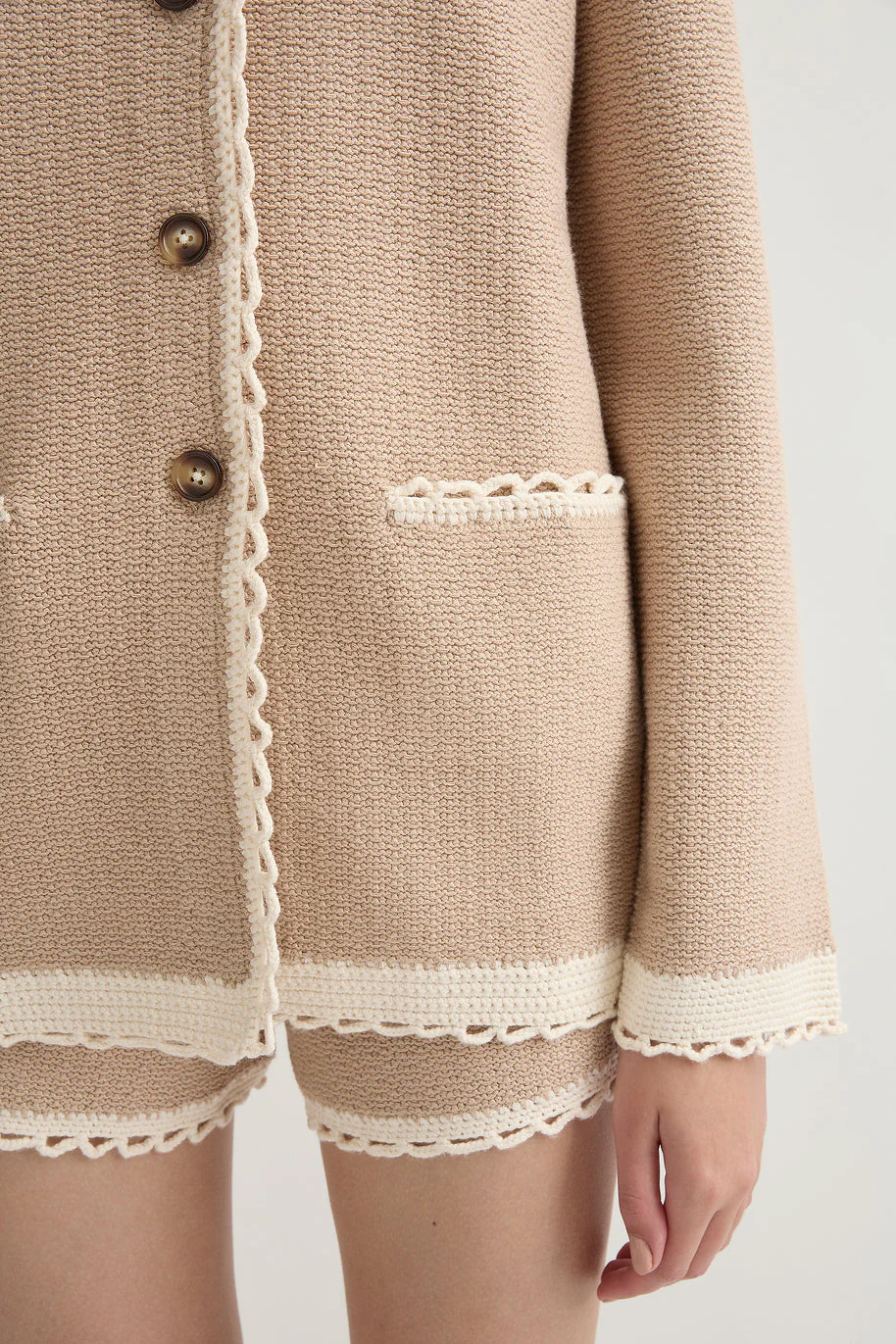Posse - WILLOW CARDIGAN - TAUPE - Image 2