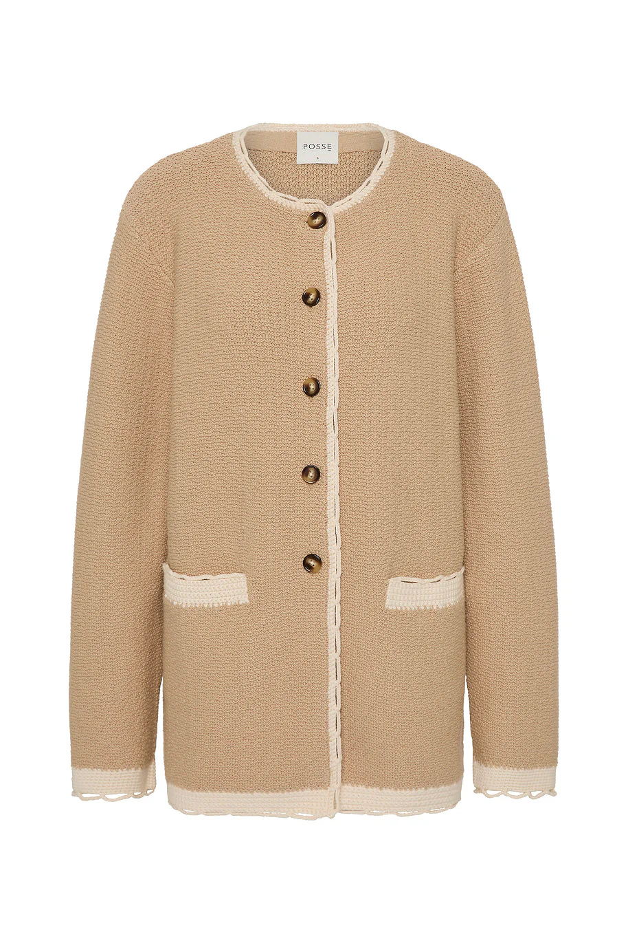 Posse - WILLOW CARDIGAN - TAUPE - Image 5