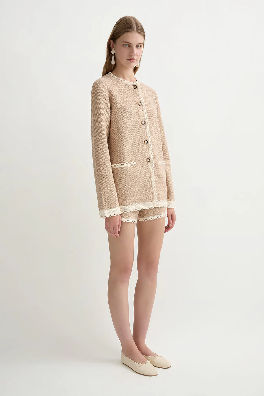 Posse - WILLOW CARDIGAN - TAUPE - Image 8