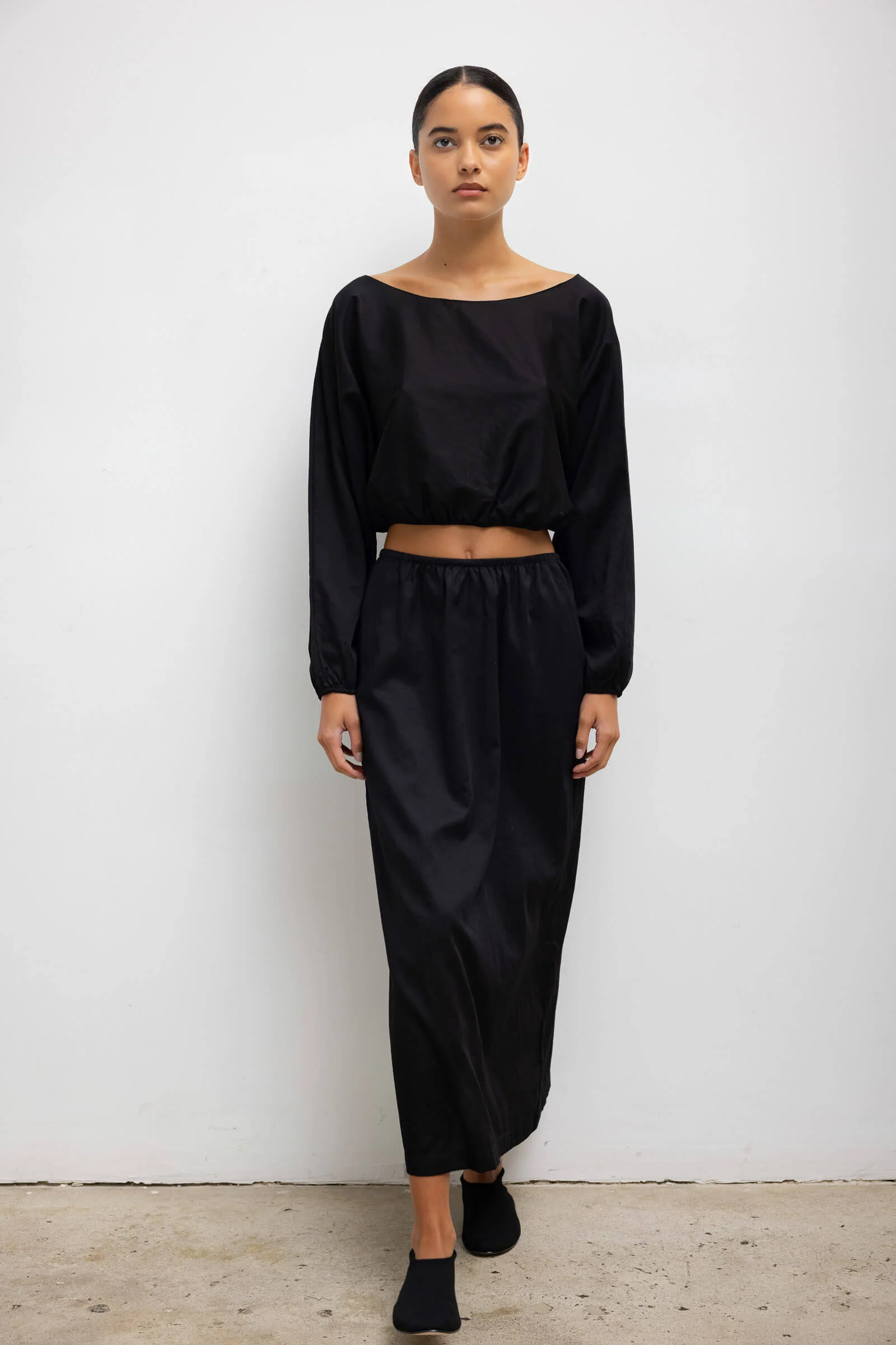 Leset - Yoko Long Sleeve Blouson Top - Image 4