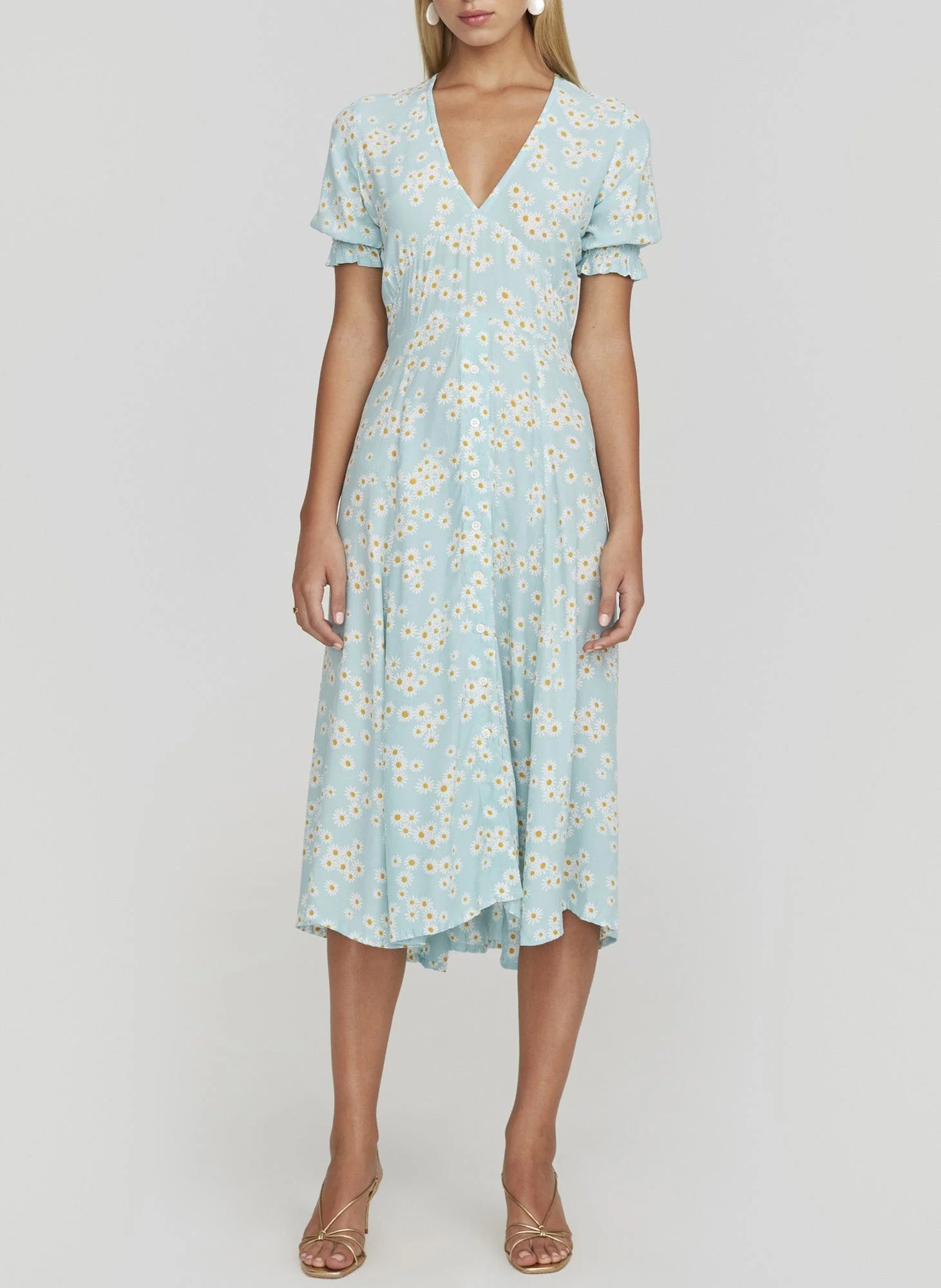 Faithfull - Zhoe Floral Print Ari Midi Dress - Final Sale - Image 3