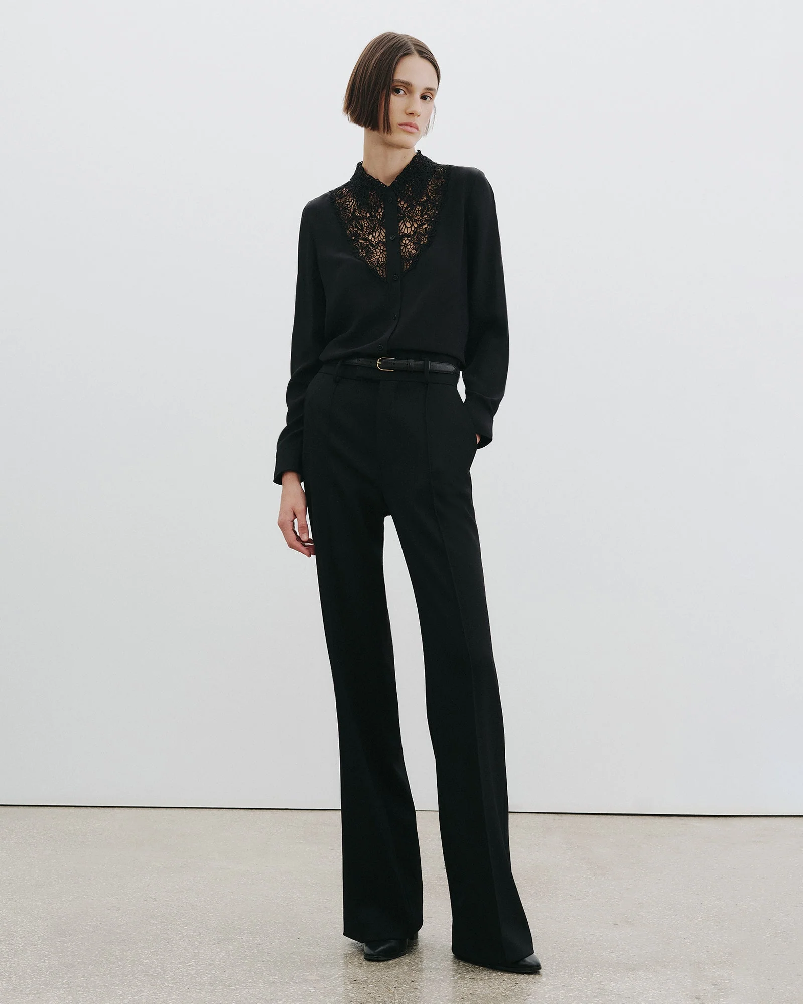 Nili Lotan - ZOLA LACE SILK SHIRT - Image 5