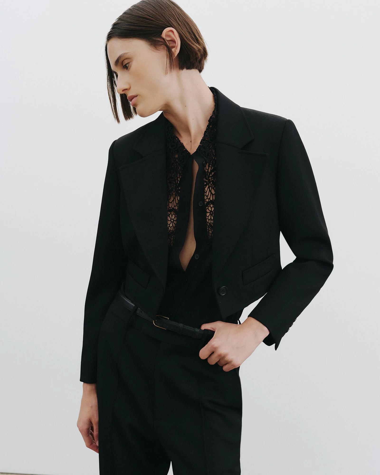 Nili Lotan - ZOLA LACE SILK SHIRT - Image 6